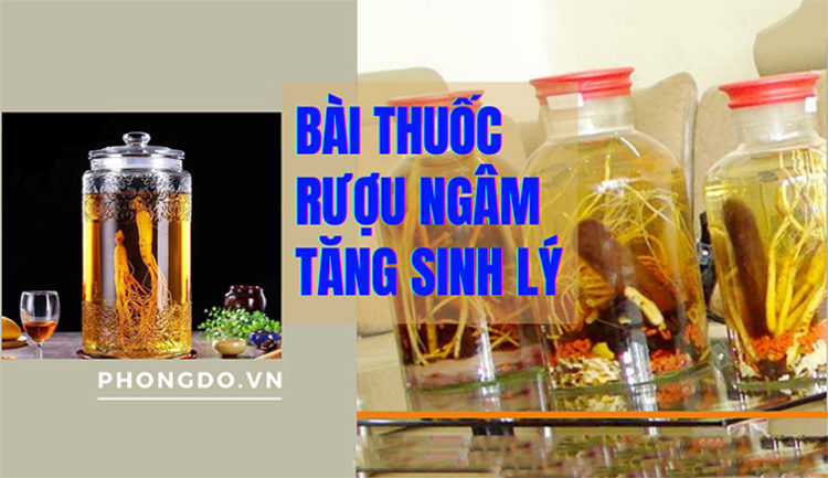 Bài thuốc rượu ngâm tăng cường sinh lý nam