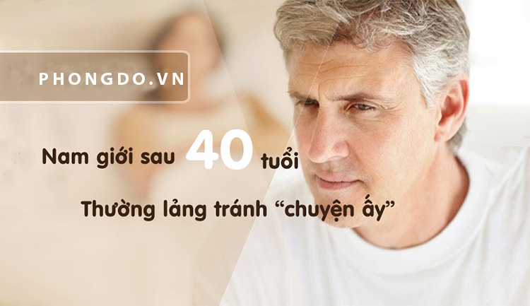 Nam giới gần tuổi 40 sinh lý suy giảm, thường né tránh cuộc yêu